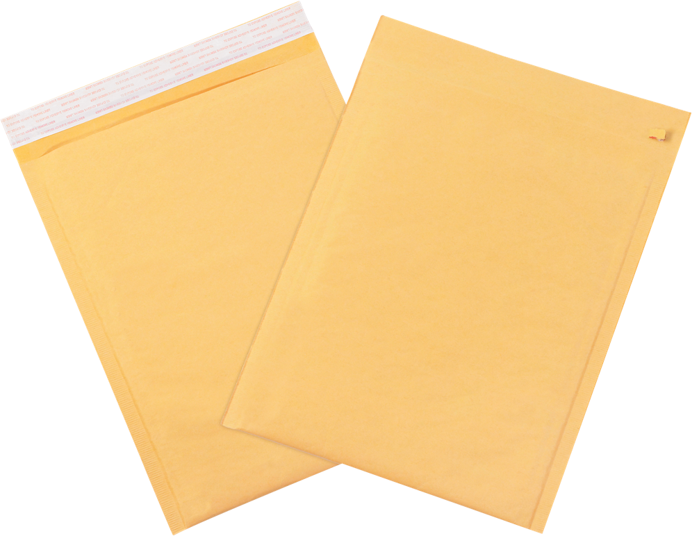 Brown Kraft 80lb 7 1/4 x 12 Bubble Mailer with Peel & Seal