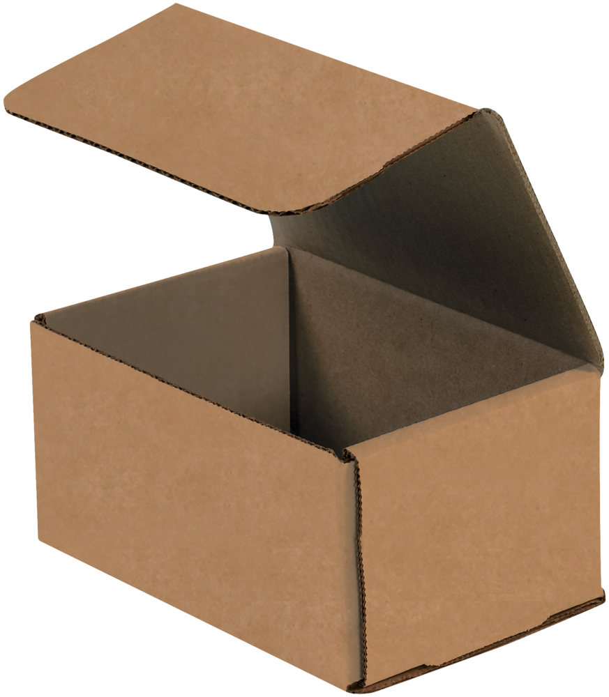 Brown Kraft Corrugated Mailers (6 x 4 x 3) - 50 Pack
