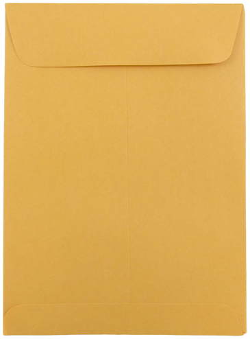 Brown Kraft 28lb 5 1/2 x 7 1/2 Open End Envelopes
