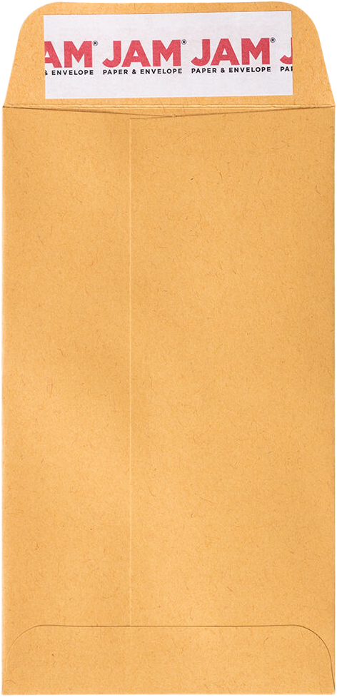 Brown Kraft 28lb #5 1/2 Coin Envelopes (3 1/8 x 5 1/2) with Peel & Seal