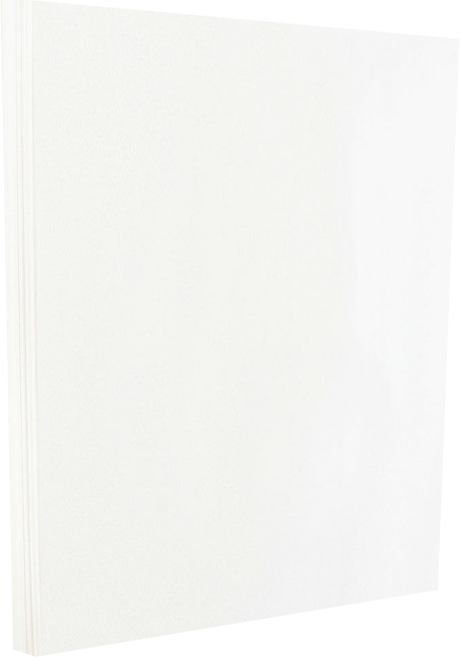 Glossy White 100lb 8 1/2 x 11 Cardstock