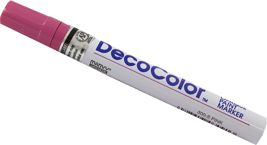 Pink Broad Line Opaque Paint Marker