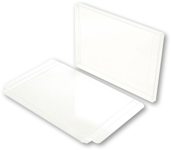 Clear A6 Card Boxes (4 7/8 x 1 x 6 5/8) - 25 Pack
