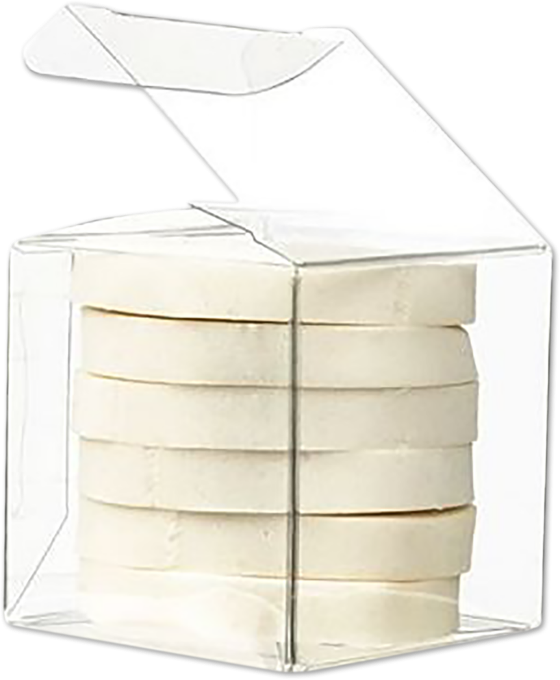 Clear Boxes (2 x 2 x 2) - 25 Pack