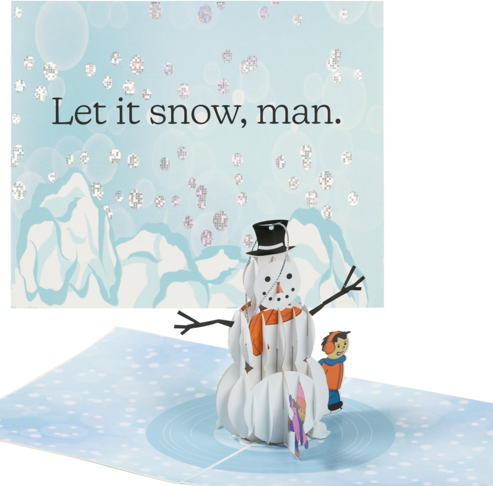 Snowman 3D Pop-Up Card