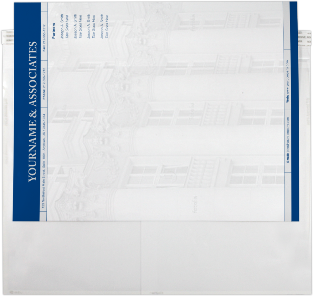 Crystal Clear Translucent 3.5mil 9 x 12 Booklet Envelopes with Peel & Seal