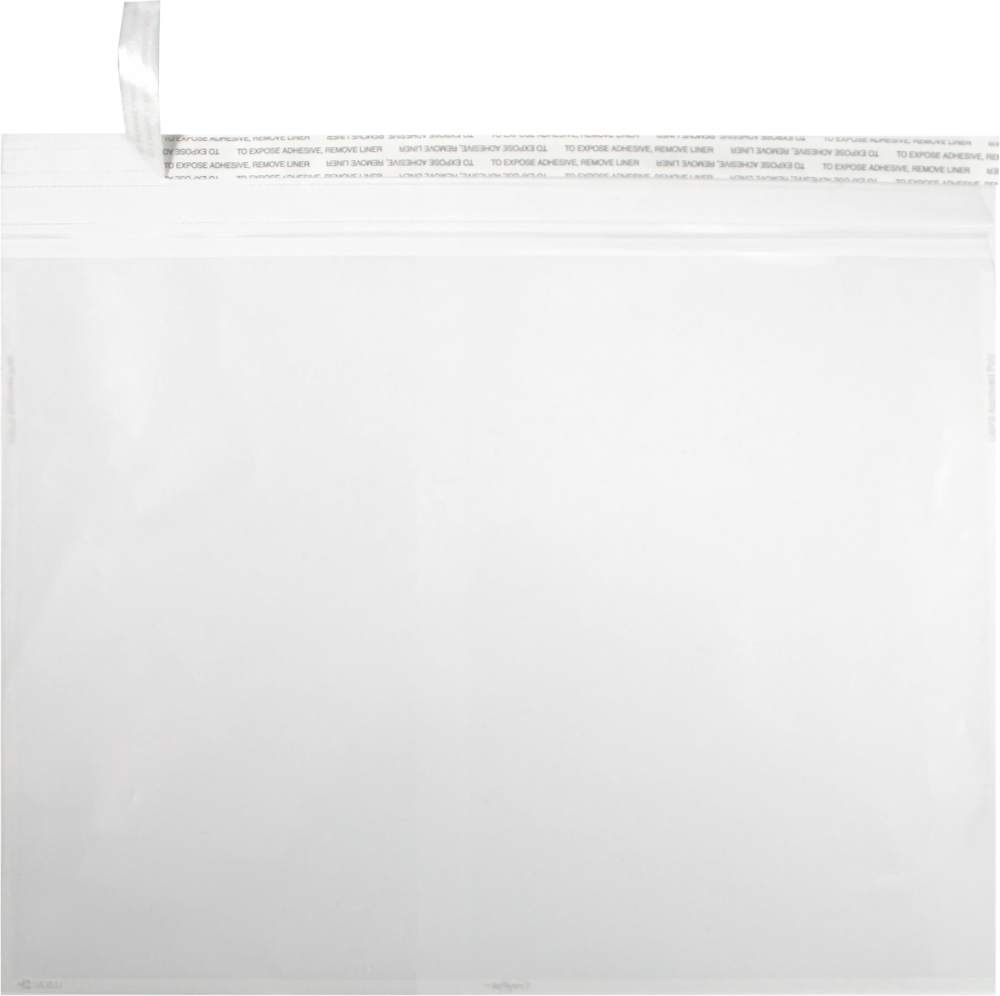 Crystal Clear Translucent 3.5mil 9 x 12 Booklet Envelopes with Peel & Seal