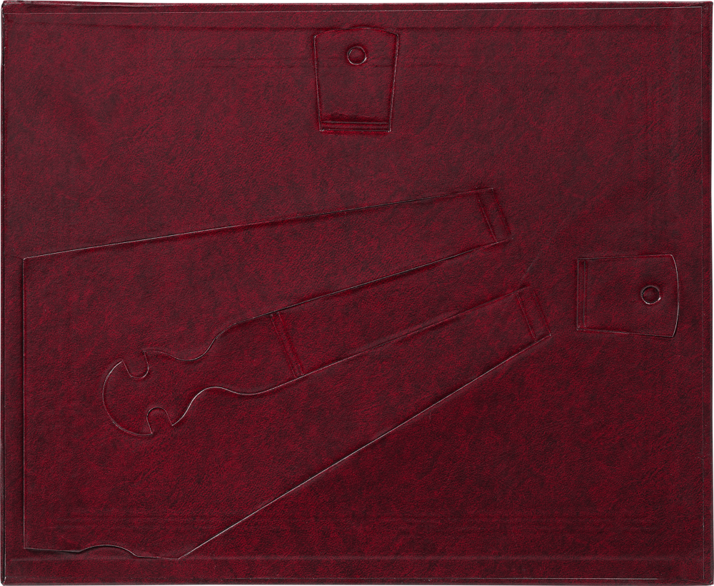 Maroon 10 3/4 x 13 Certificate Document Frame with Easel