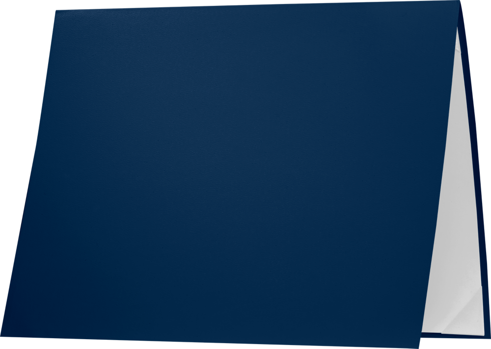 Royal Blue 8 1/2 x 11 Leatherette Certificate Document Holders