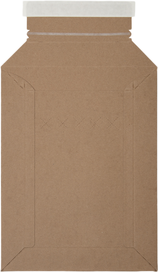 Brown Kraft 130lb 9 3/4 x 12 3/4 Heavy Duty Photo Mailer with Peel & Seal