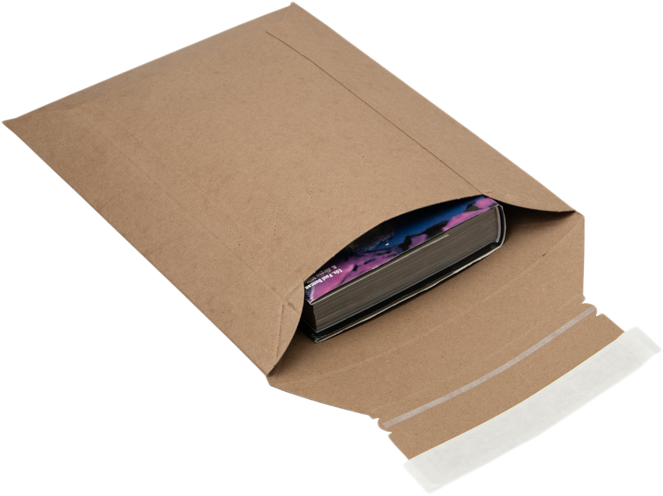 Brown Kraft 130lb 9 3/4 x 12 3/4 Heavy Duty Photo Mailer with Peel & Seal