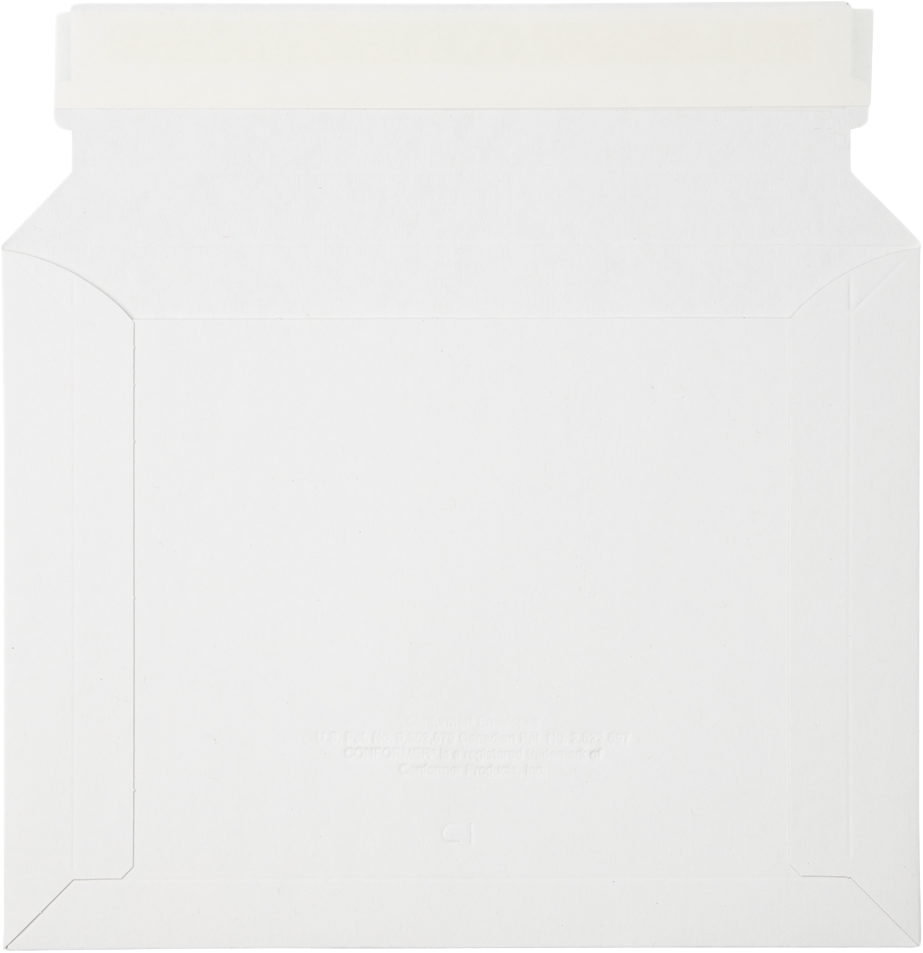 White 14lb 7 3/8 x 9 5/8 Photo Mailer with Peel & Seal