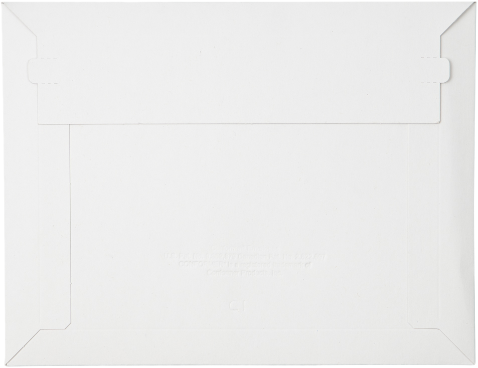 White 14lb 7 3/8 x 9 5/8 Photo Mailer with Peel & Seal