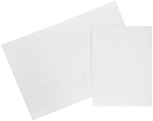 White Linen 9 x 12 Folders