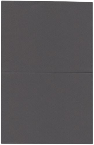 Dark Smoke Gray 100lb A2 Foldover Cards (4 1/4 x 5 1/2)