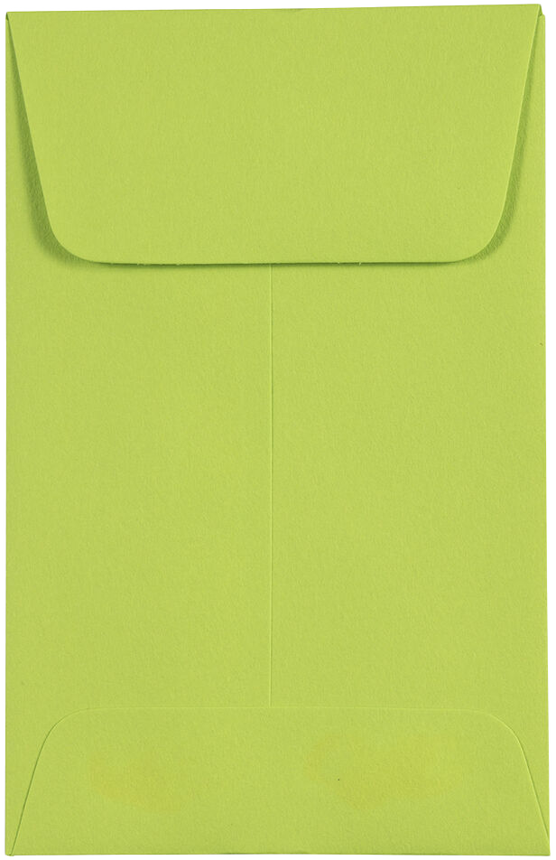 Wasabi Lime Green 32lb #1 Coin Envelopes (2 1/4 x 3 1/2)