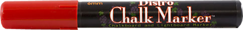 Red Broad Point Chalk Marker