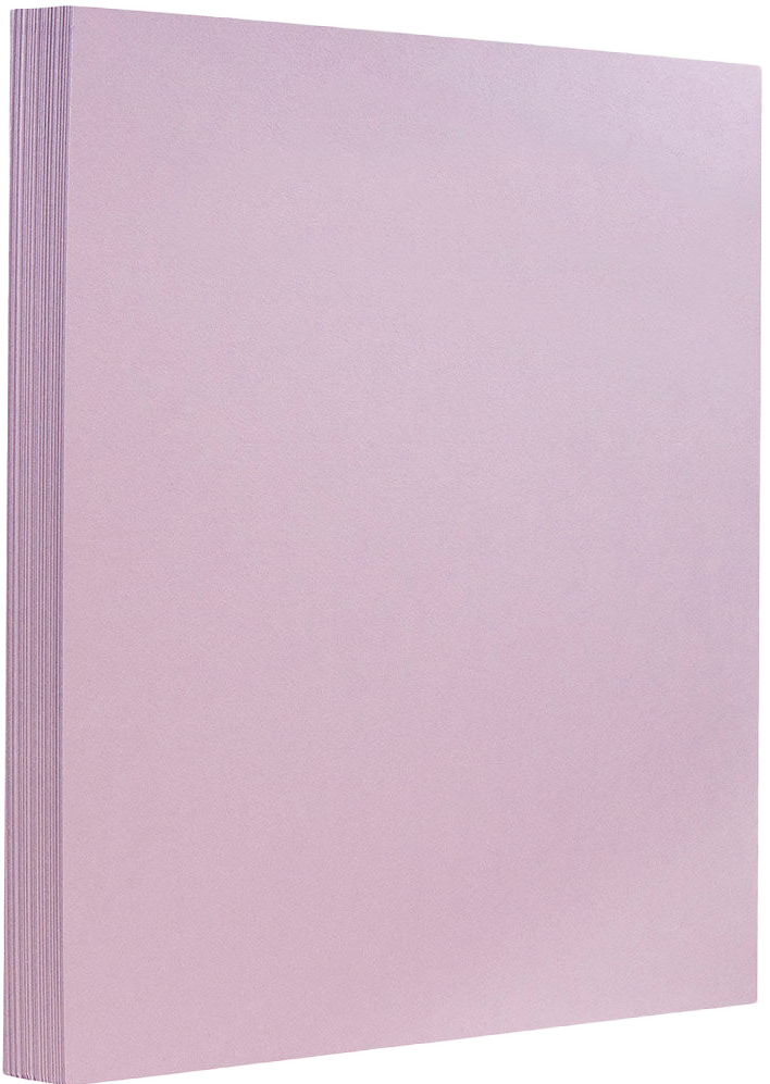 Light Purple Lilac 130lb 8 1/2 x 11 Cardstock