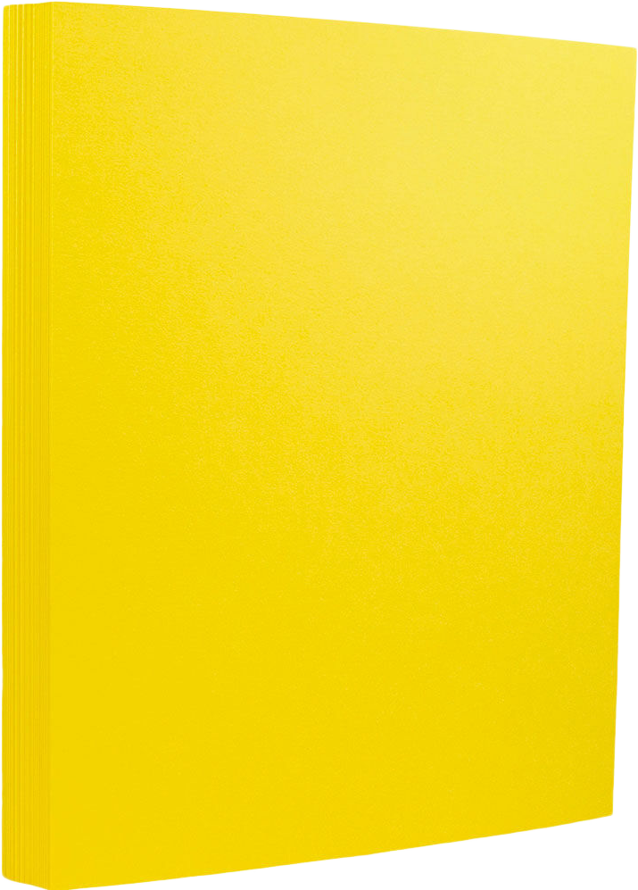 Yellow 130lb 8 1/2 x 11 Cardstock