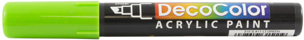 Light Green Chisel Tip Acrylic Paint Marker