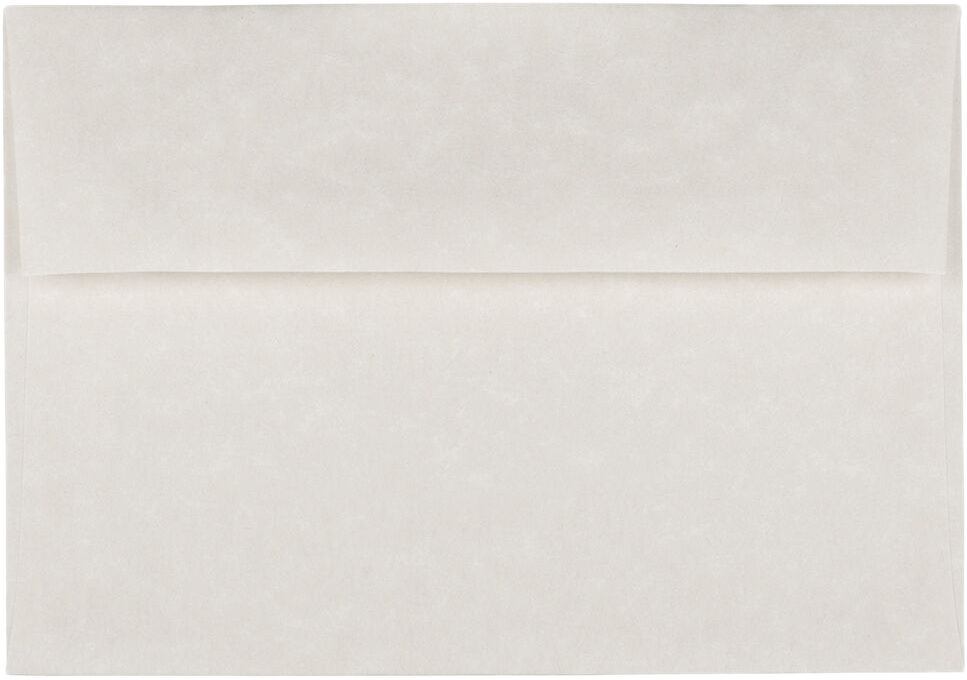 White Parchment 24lb A7 Invitation Envelopes (5 1/4 x 7 1/4)
