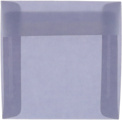 Wisteria Purple Translucent 30lb 6 x 6 Square Envelopes
