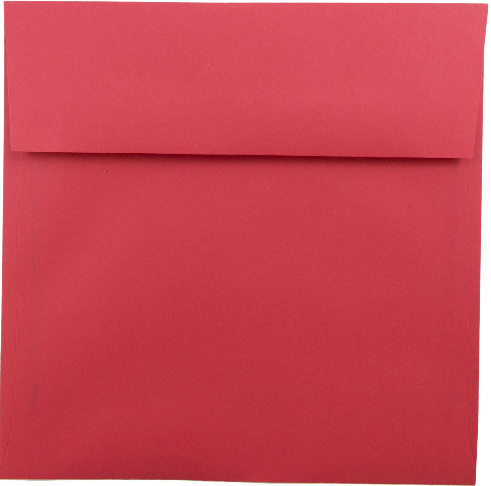 Red 24lb 8 1/2 x 8 1/2 Square Envelopes