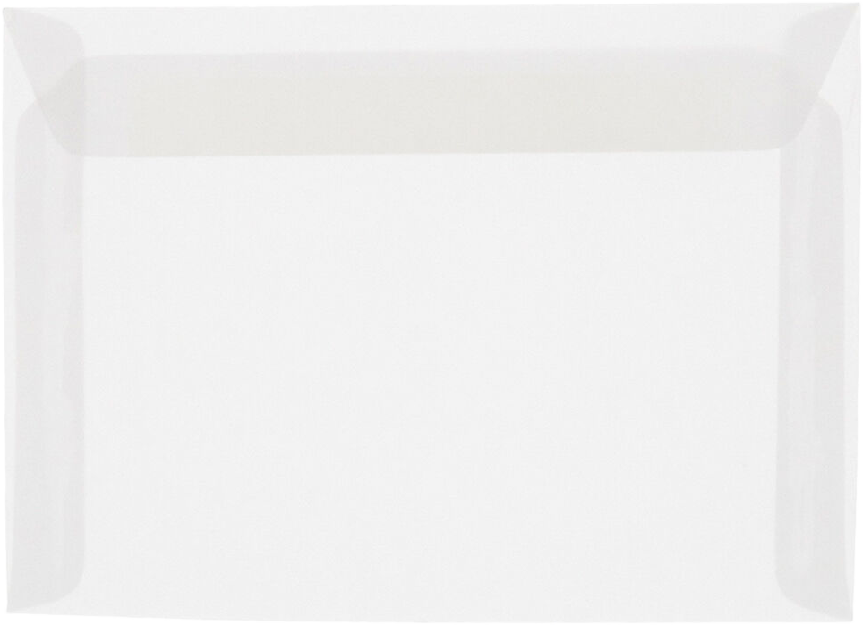 Clear Translucent 30lb 8 3/4 x 11 1/2 Booklet Envelopes