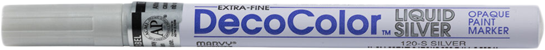 Silver Opaque Extra Fine Line Paint Marker