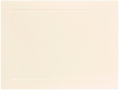 Ivory 80lb A7 Panel Blank Note Cards (5 1/8 x 7)
