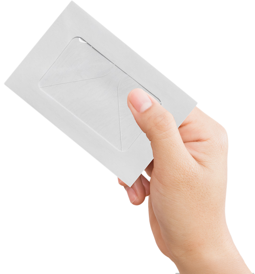 White 28lb #56 Mini Window Envelopes (3 x 4 1/2)