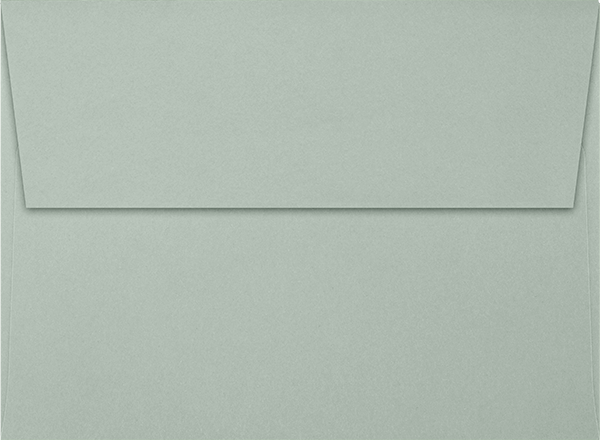 Slate Gray 28lb A7 Invitation Envelopes (5 1/4 x 7 1/4) with Peel & Seal