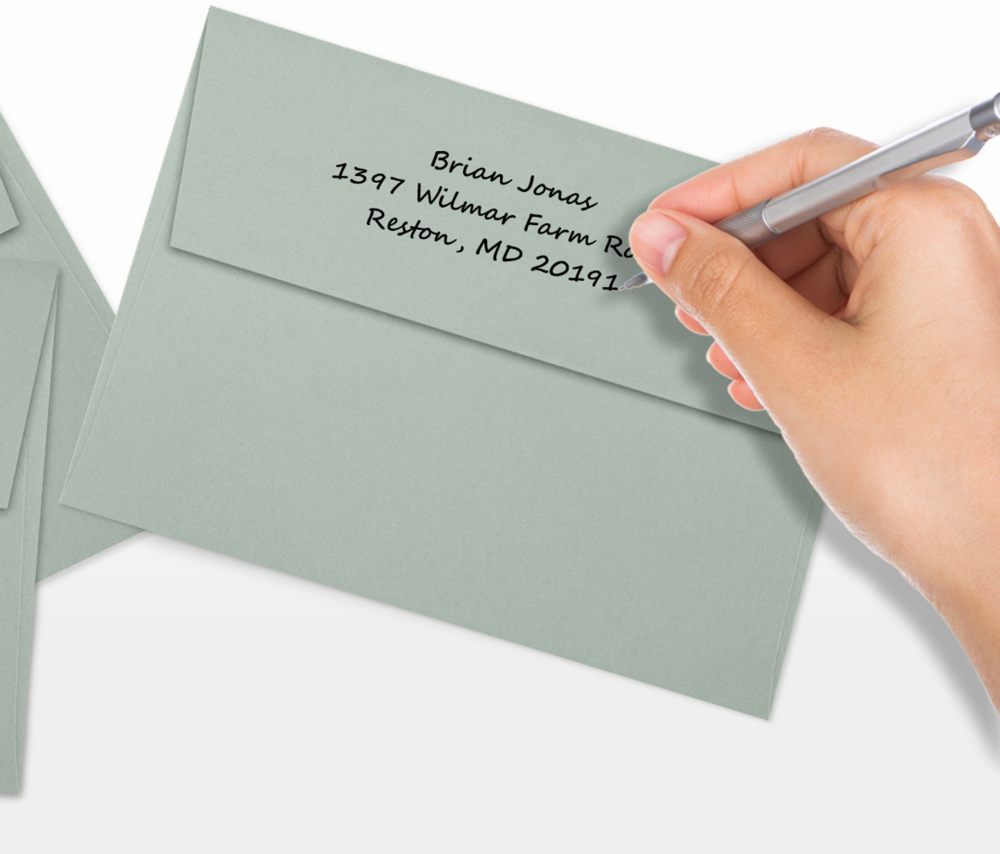 Slate Gray 28lb A7 Invitation Envelopes (5 1/4 x 7 1/4) with Peel & Seal