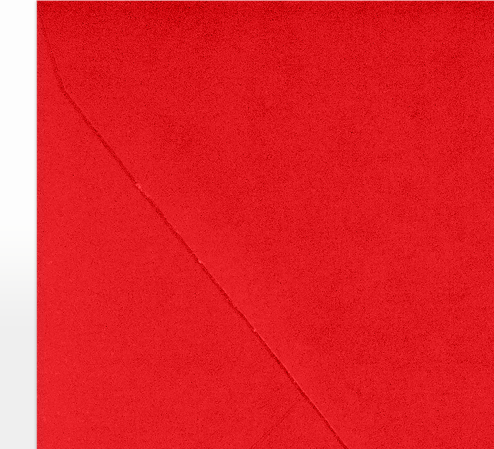 Ruby Red 32lb A1 Contour Flap Envelopes (3 5/8 x 5 1/8)