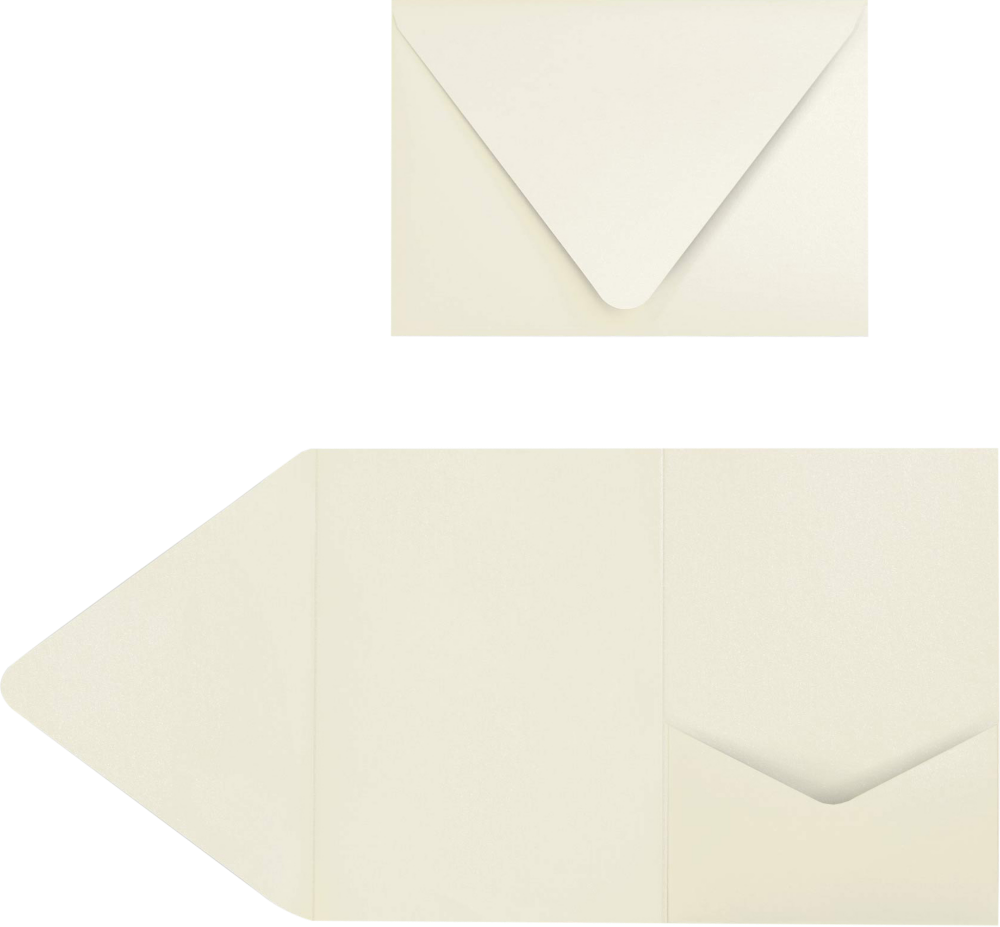 Natural A7 Pocket Invitations (5 x 7)