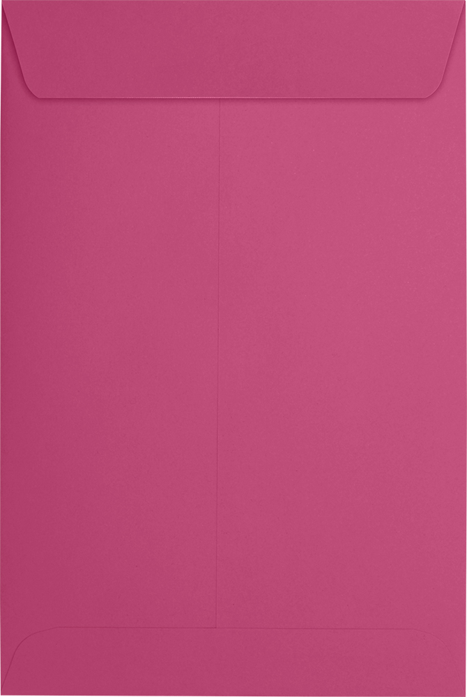 Fuchsia Pink Magenta 32lb 6 x 9 Open End Envelopes with Peel & Seal