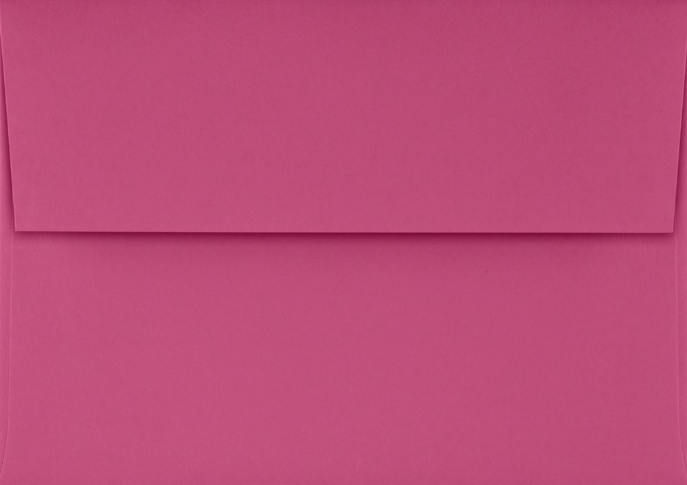 Fuchsia Pink Magenta 32lb A1 Invitation Envelopes (3 5/8 x 5 1/8) with Peel & Seal