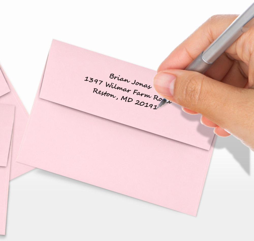 Baby Candy Pink 32lb A1 Invitation Envelopes (3 5/8 x 5 1/8) with Peel & Seal