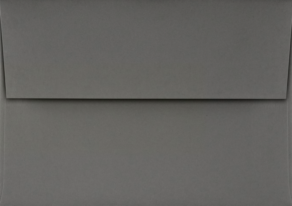 Dark Smoke Gray 32lb A1 Invitation Envelopes (3 5/8 x 5 1/8) with Peel & Seal