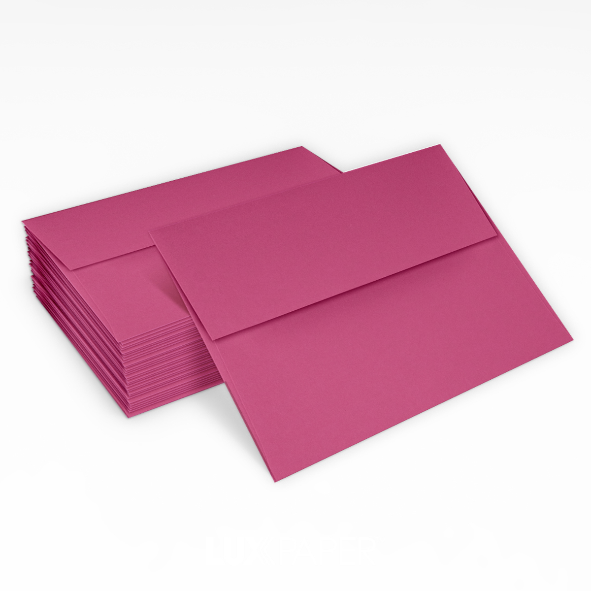 Fuchsia Pink Magenta 32lb A2 Invitation Envelopes (4 3/8 x 5 3/4) with Peel & Seal