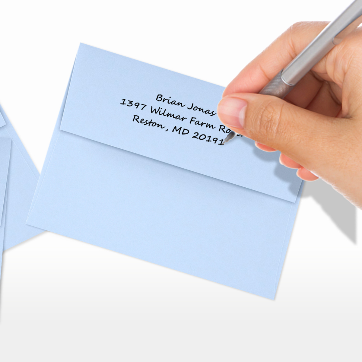 Baby Blue 32lb A2 Invitation Envelopes (4 3/8 x 5 3/4) with Peel & Seal