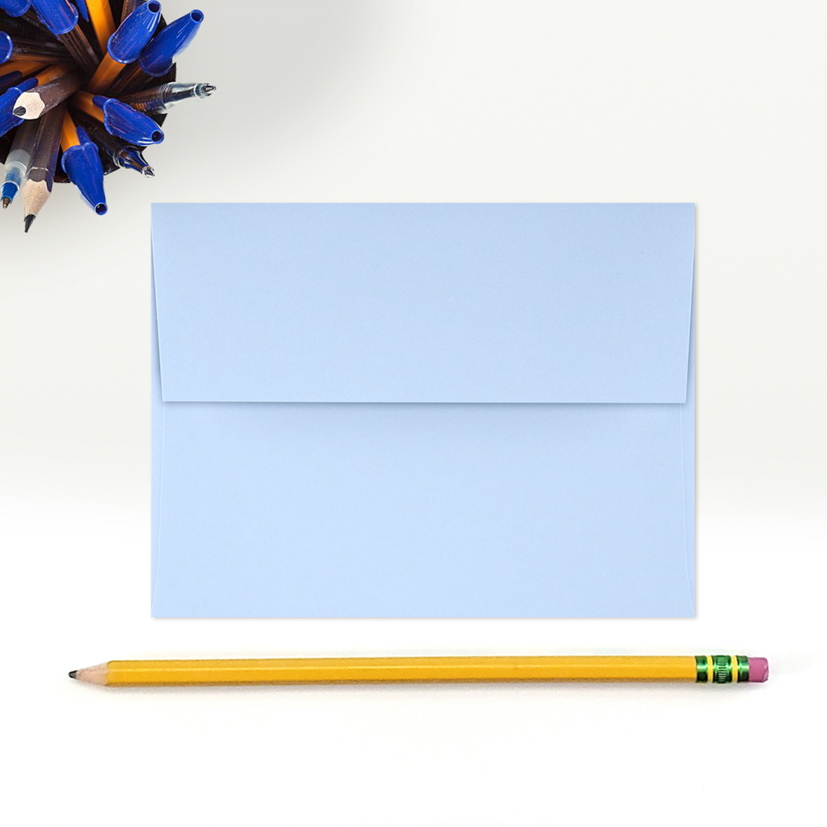 Baby Blue 32lb A2 Invitation Envelopes (4 3/8 x 5 3/4) with Peel & Seal