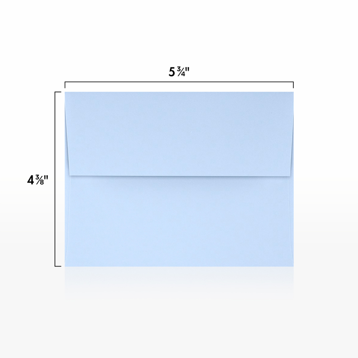 Baby Blue 32lb A2 Invitation Envelopes (4 3/8 x 5 3/4) with Peel & Seal
