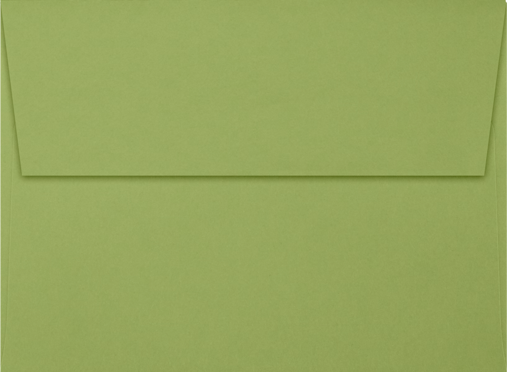 Olive Green 28lb A6 Invitation Envelopes (4 3/4 x 6 1/2) with Peel & Seal