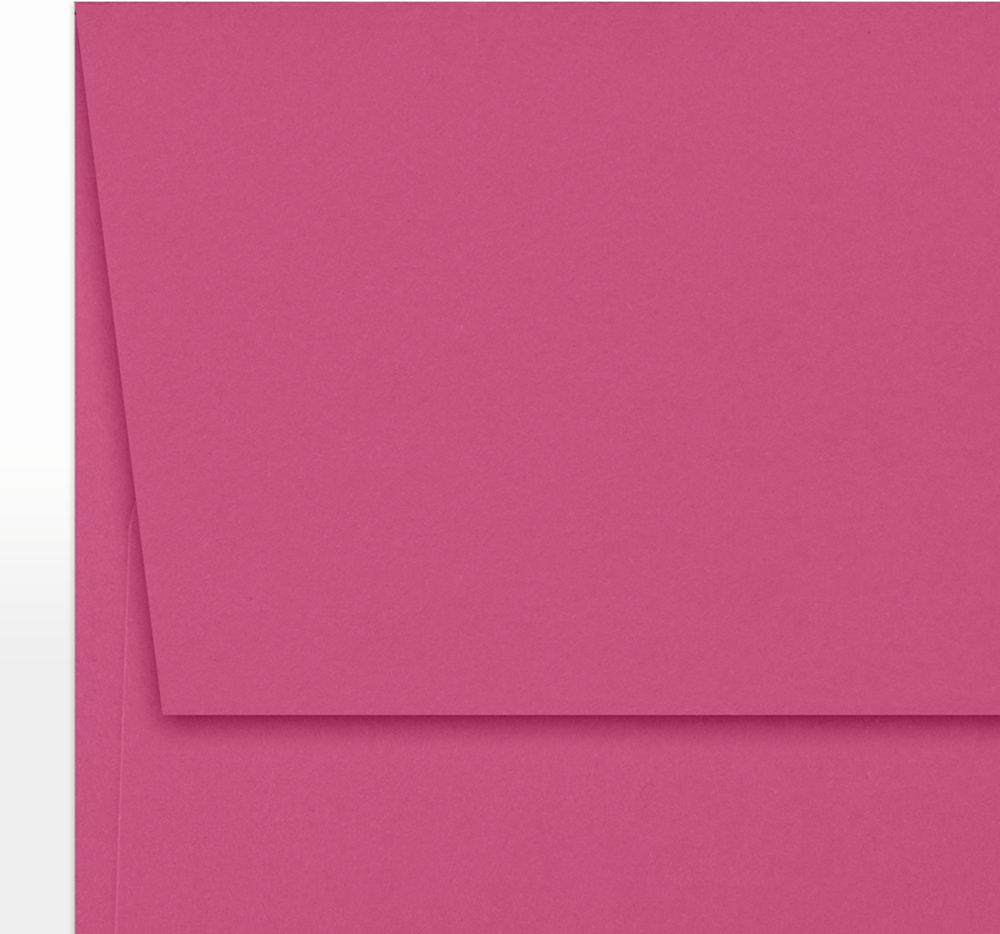 Fuchsia Pink Magenta 32lb A7 Invitation Envelopes (5 1/4 x 7 1/4) with Peel & Seal