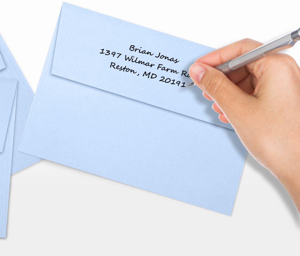 Baby Blue 32lb A7 Invitation Envelopes (5 1/4 x 7 1/4) with Peel & Seal