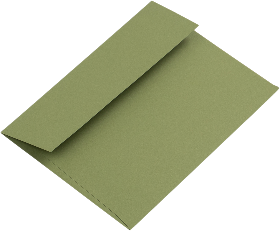 Olive Green 28lb A7 Invitation Envelopes (5 1/4 x 7 1/4) with Peel & Seal