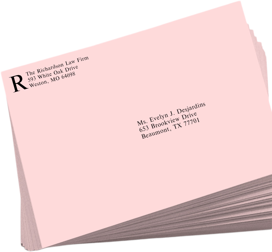 Baby Candy Pink 32lb 9 x 12 Open End Envelopes with Peel & Seal