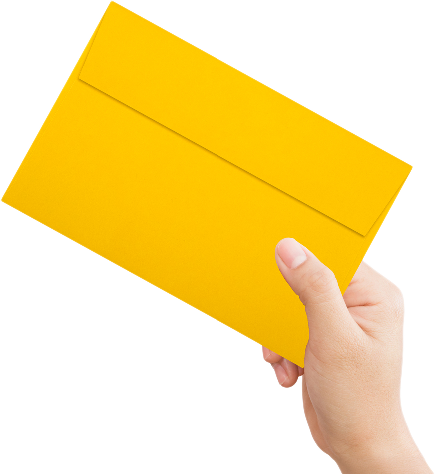 Sunflower Yellow 32lb A9 Invitation Envelopes (5 3/4 x 8 3/4) with Peel & Seal