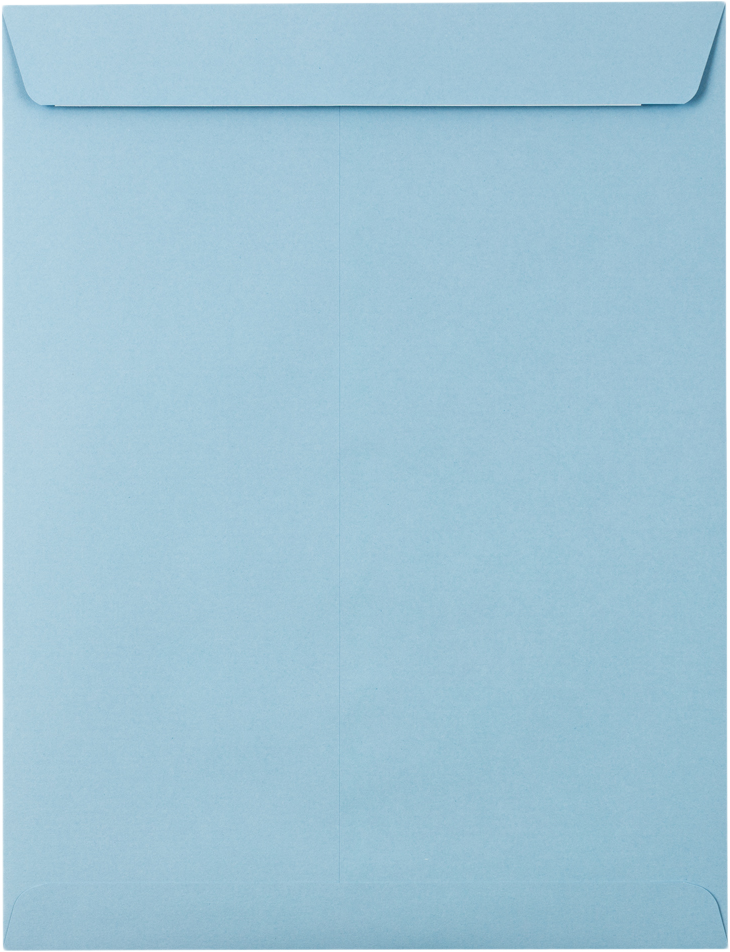 Baby Blue 32lb 10 x 13 Open End Envelopes with Peel & Seal